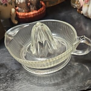 Vintage Glass Citrus Juicer